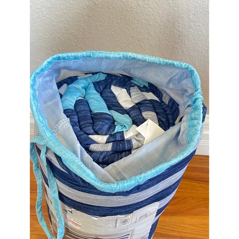 New moonbeams Twin Comforter Set - 5 Piece Stripes